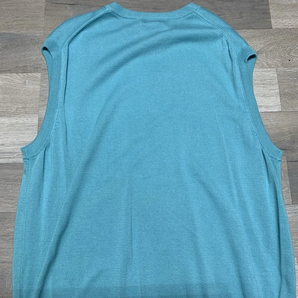 Brooks Brothers 346 Men's XL 100% Supima Cotton Pullover Sweater Vest